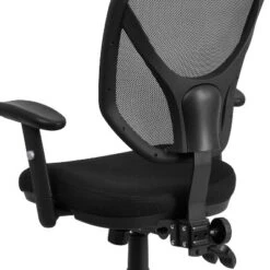 Flash Furniture Mid-Back Black Mesh Multifunction Swivel Ergonomic Task Office Chair With Adjustable Arms -Furniture GUEST aceb5d31 6e94 4079 ac81 1ca8353ff22a
