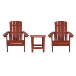 Flash Furniture 2 Pack Charlestown All-Weather Poly Resin Wood Adirondack Chairs With Side Table 28 Flash Furniture 2 Pack Charlestown All-Weather Poly Resin Wood Adirondack Chairs With Side Table -Furniture GUEST ad3faab0 d332 4fd0 836c c2cdcac1c868