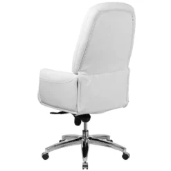 Flash Furniture High Back Traditional Tufted White LeatherSoft Multifunction Executive Swivel Ergonomic Office Chair With Arms -Furniture GUEST ae176225 5ab7 4b4b abd3 3438b749ee4e