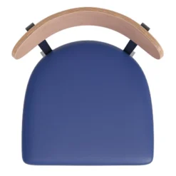 Flash Furniture Wright Commercial Grade Barstool With 500 LB. Capacity Steel Frame, Solid Wood Seat, And Boomerang Back -Furniture GUEST af91a478 e669 4ad1 ab1d 2677e8f950ca