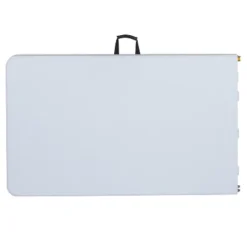 Flash Furniture 8-Foot Height Adjustable Bi-Fold Granite White Plastic Banquet And Event Folding Table With Carrying Handle -Furniture GUEST aff7474a 9aa3 46f3 8a07 32ba0afc8d5d