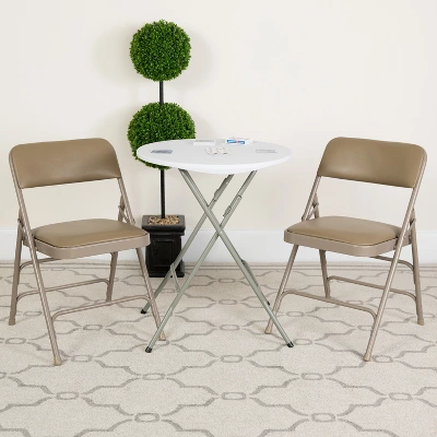 Flash Furniture HERCULES Series Metal Folding Chairs With Padded Seats | Set Of 2 Black Metal Folding Chairs 1 Flash Furniture HERCULES Series Metal Folding Chairs With Padded Seats | Set Of 2 Black Metal Folding Chairs