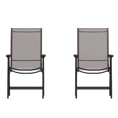 Flash Furniture Paladin Outdoor Folding Patio Sling Chair (2 Pack) 13 Flash Furniture Paladin Outdoor Folding Patio Sling Chair (2 Pack) - Image 13