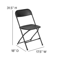 Flash Furniture Hercules™ Series Plastic Folding Chair - 6 Pack 650LB Weight Capacity -Furniture GUEST b1921ec2 9188 4760 a3f4 b4540a1a425a