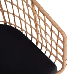 Flash Furniture Devon Set Of 2 Indoor/Outdoor Patio Boho Club Chairs, Rope With PE Wicker Rattan, Cushions And Sled Base 18 Flash Furniture Devon Set Of 2 Indoor/Outdoor Patio Boho Club Chairs, Rope With PE Wicker Rattan, Cushions And Sled Base -Furniture GUEST b1b6dbc7 0c1e 4f9f a932 06f2e8d9dc24
