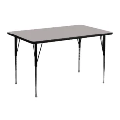 Flash Furniture 24''W X 48''L Rectangular HP Laminate Activity Table - Standard Height Adjustable Legs 7 Flash Furniture 24''W X 48''L Rectangular HP Laminate Activity Table - Standard Height Adjustable Legs -Furniture GUEST b4cdfe64 d3a0 4ed4 8e25 66126a730a22