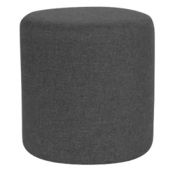 Flash Furniture Barrington Taut Upholstered Round Ottoman Pouf -Furniture GUEST b4df866e 560b 4369 9f2e 283568c81b41