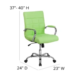 Flash Furniture Mid-Back Vinyl Executive Swivel Office Chair With Chrome Base And Arms 16 Flash Furniture Mid-Back Vinyl Executive Swivel Office Chair With Chrome Base And Arms -Furniture GUEST b58201e6 19ed 4bcf a0e3 c0e78fdbbdc4