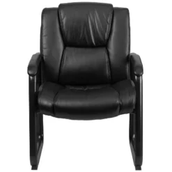 HERCULES Series 500 Lb. Capacity Big & Tall Executive Side Chair Black Leather - Flash Furniture -Furniture GUEST b592f209 faf9 4395 8851 32eefd2f81ad