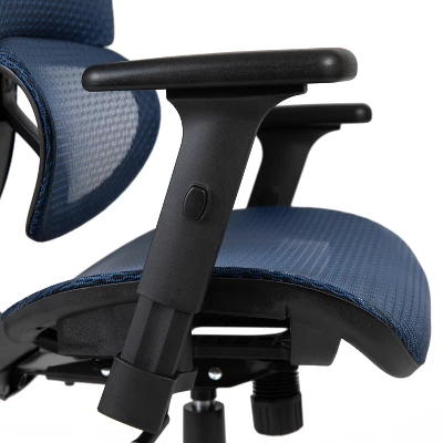 Flash Furniture Ergonomic Mesh Office Chair With 2-to-1 Synchro-Tilt, Adjustable Headrest, Lumbar Support, And Adjustable Pivot Arms 6 Flash Furniture Ergonomic Mesh Office Chair With 2-to-1 Synchro-Tilt, Adjustable Headrest, Lumbar Support, And Adjustable Pivot Arms - Image 6
