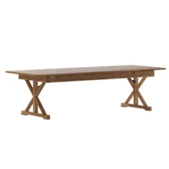 Flash Furniture HERCULES 9' X 40" Rectangular Solid Pine Folding Farm Table With X Legs 26 Flash Furniture HERCULES 9' X 40" Rectangular Solid Pine Folding Farm Table With X Legs -Furniture GUEST b6ba010f d14e 49cd 97ad 7d515044a8e9