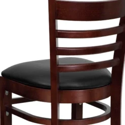 Flash Furniture Ladder Back Wooden Restaurant Barstool -Furniture GUEST b7ec1824 2360 4ef5 ad36 06c9ad7542c6