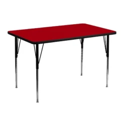 Flash Furniture 30''W X 48''L Rectangular Thermal Laminate Activity Table - Standard Height Adjustable Legs 20 Flash Furniture 30''W X 48''L Rectangular Thermal Laminate Activity Table - Standard Height Adjustable Legs -Furniture GUEST b8130225 4300 4d42 8328 eac43f3530fd