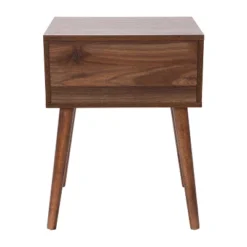 Flash Furniture Hatfield Mid-Century Modern One Drawer Wood Nightstand, Side Accent Or End Table With Soft Close Storage Drawer, Dark Walnut 14 Flash Furniture Hatfield Mid-Century Modern One Drawer Wood Nightstand, Side Accent Or End Table With Soft Close Storage Drawer, Dark Walnut -Furniture GUEST b913f3d8 3ee2 49d1 a6e8 a9ab38b196c2