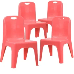 Flash Furniture 4 Pack Plastic Stackable School Chair With Carrying Handle And 11'' Seat Height 21 Flash Furniture 4 Pack Plastic Stackable School Chair With Carrying Handle And 11'' Seat Height -Furniture GUEST b9148e9f 4034 4729 bfac 0f04827aa704