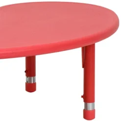 Flash Furniture 35"W X 65"L Half-Moon Plastic Height Adjustable Activity Table 17 Flash Furniture 35"W X 65"L Half-Moon Plastic Height Adjustable Activity Table -Furniture GUEST ba789946 f197 4a74 8ad9 a6f2fff957ec