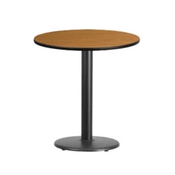 Flash Furniture 24'' Round Laminate Table Top With 18'' Round Table Height Base -Furniture GUEST bb8c51e2 344e 4e56 8dc4 23a8006c017f