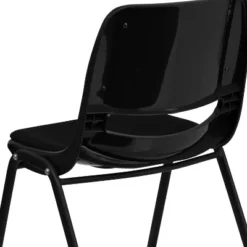Flash Furniture HERCULES Series 880 Lb. Capacity Black Padded Ergonomic Shell Stack Chair With Black Frame 13 Flash Furniture HERCULES Series 880 Lb. Capacity Black Padded Ergonomic Shell Stack Chair With Black Frame -Furniture GUEST bbc1fbcb 36cc 4f0c bcbd d0f7391eb37f