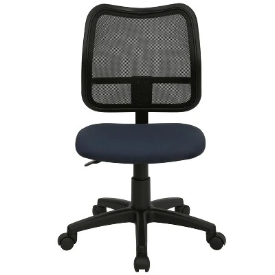 Flash Furniture Mid-Back Navy Blue Mesh Swivel Task Office Chair 3 Flash Furniture Mid-Back Navy Blue Mesh Swivel Task Office Chair - Image 3