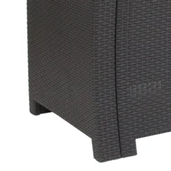 Flash Furniture Faux Rattan Chair With All-Weather Cushion -Furniture GUEST bcdfc0fe 7508 48f8 ae6c 55cb7513d108