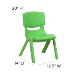 Flash Furniture 4 Pack Plastic Stackable School Chairs With 10.5" Seat Height -Furniture GUEST bd5d152f 9865 4162 9ea7 a1d56e04fe99