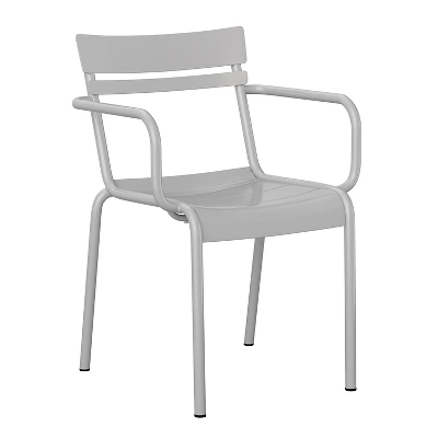 Flash Furniture Nash Commercial Grade Steel Indoor-Outdoor Stackable Chair With 2 Slats And Arms 13 Flash Furniture Nash Commercial Grade Steel Indoor-Outdoor Stackable Chair With 2 Slats And Arms - Image 13