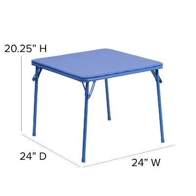 Flash Furniture Kids Colorful 5 Piece Folding Table And Chair Set 1 Flash Furniture Kids Colorful 5 Piece Folding Table And Chair Set
