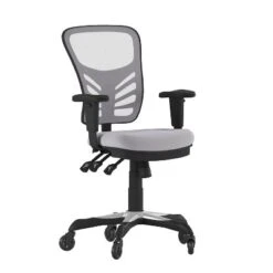 Flash Furniture Nicholas Mid-Back Multifunction Executive Swivel Ergonomic Office Chair With Adjustable Arms And Transparent Roller Wheels 35 Flash Furniture Nicholas Mid-Back Multifunction Executive Swivel Ergonomic Office Chair With Adjustable Arms And Transparent Roller Wheels -Furniture GUEST bdf3508d 0888 468d a0b8 0fb21c76d752