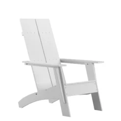 Flash Furniture Sawyer Modern All-Weather Poly Resin Wood Adirondack Chair -Furniture GUEST be837f7b 62c4 4d67 b34c 83057ff062ec