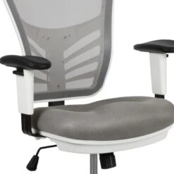 Flash Furniture Mid-Back Mesh Ergonomic Drafting Chair With Adjustable Chrome Foot Ring, Adjustable Arms -Furniture GUEST beaaa2cf e055 4ca8 85e0 cde585448bf4