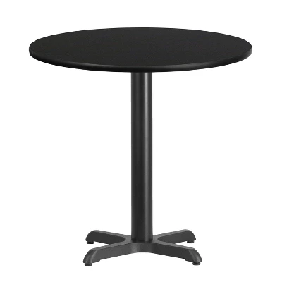 Flash Furniture 30'' Round Laminate Table Top With 22'' X 22'' Table Height Base 5 Flash Furniture 30'' Round Laminate Table Top With 22'' X 22'' Table Height Base - Image 5