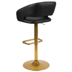 Flash Furniture Contemporary Vinyl Adjustable Height Barstool With Rounded Mid-Back, Set Of 2 -Furniture GUEST bf1ed2f0 3e1f 4e5f a6d3 b495c0a95d57