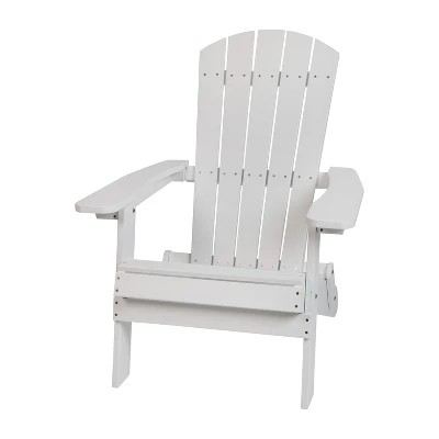 Flash Furniture Charlestown All-Weather Poly Resin Indoor/Outdoor Folding Adirondack Chair 11 Flash Furniture Charlestown All-Weather Poly Resin Indoor/Outdoor Folding Adirondack Chair - Image 11