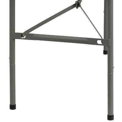 Flash Furniture 5-Foot Bi-Fold Granite White Plastic Folding Table 4 Flash Furniture 5-Foot Bi-Fold Granite White Plastic Folding Table - Image 4