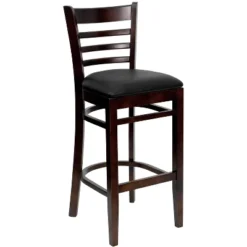 Flash Furniture Ladder Back Wooden Restaurant Barstool -Furniture GUEST c06996f8 7937 4c9d 883d 7a2119b180bd