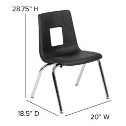 Flash Furniture Advantage 4-pack Student Stack School Chair - 16-inch 16 Flash Furniture Advantage 4-pack Student Stack School Chair - 16-inch -Furniture GUEST c07307a0 a4d5 4461 8022 06efbc9aabca