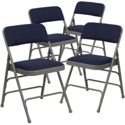 Flash Furniture 4 Pack HERCULES Series Curved Triple Braced & Double Hinged Upholstered Metal Folding Chair 28 Flash Furniture 4 Pack HERCULES Series Curved Triple Braced & Double Hinged Upholstered Metal Folding Chair -Furniture GUEST c09d61fd 7e21 4d0c 8c50 869b626b429a
