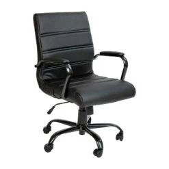 Flash Furniture Mid-Back Executive Swivel Office Chair With Metal Frame And Arms 34 Flash Furniture Mid-Back Executive Swivel Office Chair With Metal Frame And Arms -Furniture GUEST c13be387 a530 44d1 b6a4 f268d3fba4cb