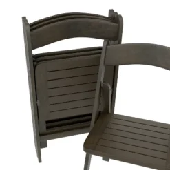 Flash Furniture Holden Commercial Grade Solid Wood Folding Dining Chair - Set Of 4 -Furniture GUEST c2fb27ae 1ba1 4b6a a04f b4d332cade33