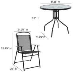 Flash Furniture Nantucket 6 Piece Patio Garden Set With Table, Umbrella And 4 Folding Chairs 25 Flash Furniture Nantucket 6 Piece Patio Garden Set With Table, Umbrella And 4 Folding Chairs -Furniture GUEST c472abff 46c8 4e5b 807c 566eec675183