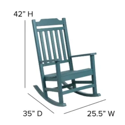 Flash Furniture Winston All-Weather Poly Resin Wood Rocking Chair 16 Flash Furniture Winston All-Weather Poly Resin Wood Rocking Chair -Furniture GUEST c4e90dcc 23a8 4c45 b328 52880680cbc1
