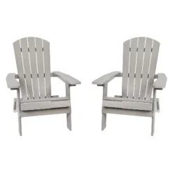 Flash Furniture Set Of 2 Charlestown All-Weather Poly Resin Folding Adirondack Chair 32 Flash Furniture Set Of 2 Charlestown All-Weather Poly Resin Folding Adirondack Chair -Furniture GUEST c4ef145d d0a8 43e7 9dbd 955b00499e1c