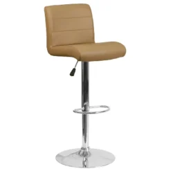 Flash Furniture Contemporary Vinyl Adjustable Height Barstool With Rolled Seat And Chrome Base 29 Flash Furniture Contemporary Vinyl Adjustable Height Barstool With Rolled Seat And Chrome Base -Furniture GUEST c77350d9 f9bc 4bd2 ab11 9b2f51b10c15