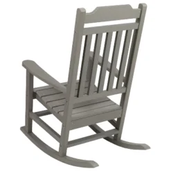 Flash Furniture Set Of 2 Winston All-Weather Faux Wood Rocking Chair -Furniture GUEST c80af06e dc68 4fb6 a7ed c826d376ed90