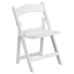 Flash Furniture Kids Folding Chairs With Padded Seats | Set Of 2 White Resin Folding Chair With Vinyl Padded Seat For Kids -Furniture GUEST c864bc29 0330 4869 adc5 372f152853d2