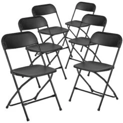 Flash Furniture Hercules™ Series Plastic Folding Chair - 6 Pack 650LB Weight Capacity -Furniture GUEST c8a30591 dcf5 4cd6 a7f3 0ace9db92712