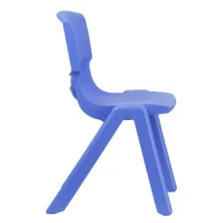 Flash Furniture 4 Pack Blue Plastic Stackable School Chair With 15.5'' Seat Height 15 Flash Furniture 4 Pack Blue Plastic Stackable School Chair With 15.5'' Seat Height -Furniture GUEST c9711bc6 20e4 40f0 a993 4f65b94d8b9f