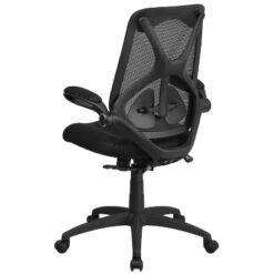Flash Furniture High Back Black Mesh Executive Swivel Ergonomic Office Chair With Adjustable Lumbar, 2-Paddle Control And Flip-Up Arms 9 Flash Furniture High Back Black Mesh Executive Swivel Ergonomic Office Chair With Adjustable Lumbar, 2-Paddle Control And Flip-Up Arms -Furniture GUEST caad54c6 9ff2 496b 82fc 4b290d97adc4