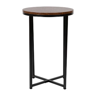 Flash Furniture Hampstead Collection End Table - Modern Laminate Accent Table With Crisscross Frame 11 Flash Furniture Hampstead Collection End Table - Modern Laminate Accent Table With Crisscross Frame - Image 11