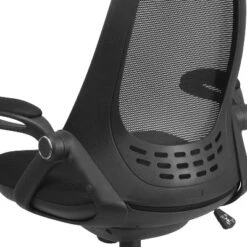 Flash Furniture Ivan High Back Black Mesh Executive Swivel Office Chair With Flip-Up Arms 13 Flash Furniture Ivan High Back Black Mesh Executive Swivel Office Chair With Flip-Up Arms -Furniture GUEST cc445138 1729 47fe a042 9eaf8be29319